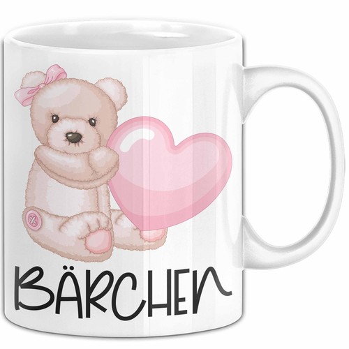 Tasse teddybär mit herz - tasse,