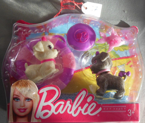 Barbie hunde mit zubehör - barbie,