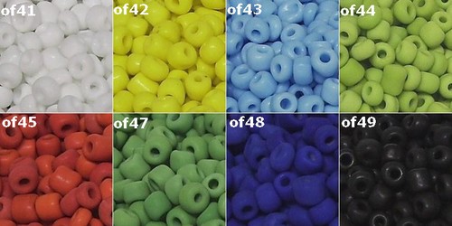 500g rocailles 4mm perlen opak - rocailles,