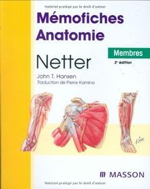 Mémofiches anatomie netter - mémofiches,