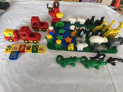 Vintage lego duplo zoo - duplo, large