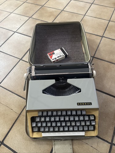 Vintage consul schreibmaschine - vintage,