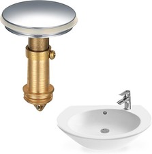 38 mm Chrom Waschbecken Spüle