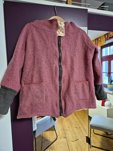 Handmade kinder jacke rosa - handmade,