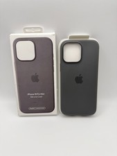 Apple – iPhone 16 Pro Max Hülle MagSafe Silikon Case Grau Stoßfest Original