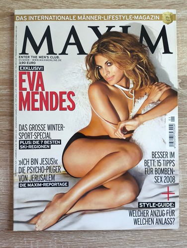 Maxim januar 2008 eva - maxim, mendes