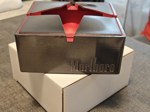 Marlboro aschenbecher metall - marlboro,