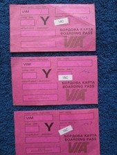 3 Bordkarten / Boarding Pass