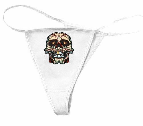 Damen string tanga skull - damen,