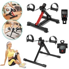 Mini Heimtrainer Fahrrad Arm und Beintrainer Fitnessbike LCD Pedaltrainer Büro