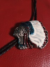 bolotie bunter indianer kopf