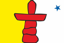 Aufkleber Flagge Nunavut Fahne
