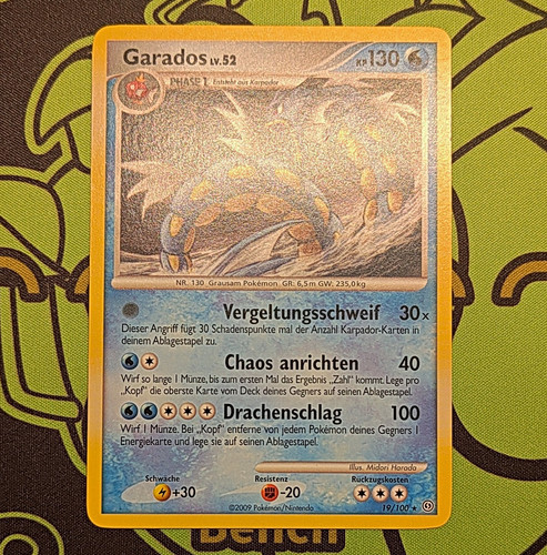 Pokemon tcg garados 100 - pokemon,