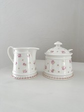 Milch & Zucker CHA CULT Emma Milchkännchen Zuckerdose Porzellan Rosen Neu