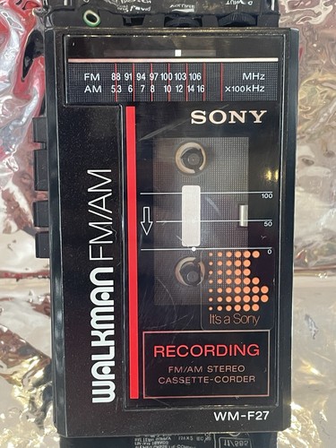 Sony walkman f27 recording - sony, wm-f27