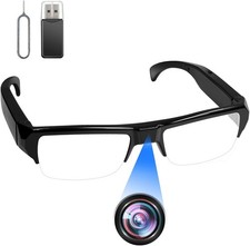 Mini Kamera, Sport Kamera Brille HD 1080P, Tragbare überwachungskamera