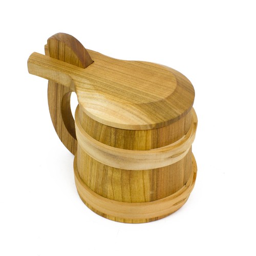 Holzkrug humpen oder bierkrug - oder,