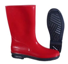 Gummistiefel Spirale rot