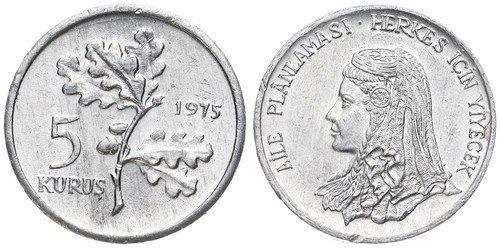 Türkei turkiye kurus 1975 - turkiye,
