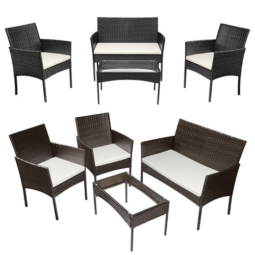 Sitzgruppe tisch gartensofa - sitzgruppe,