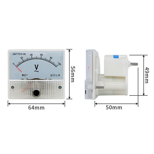 Power equipment voltmeter - equipment, ac