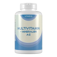 Multivitamine + Mineralien A-Z - 365 Tabletten Jahresvorrat Multivitamin vegan