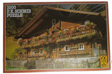 F.X. Schmid Puzzle | Bauernhaus in Osttirol | 1000 Teile | Rarität | unbenutzt