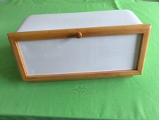 BROTKASTEN - WEACHTERSBACH - KERAMIK - HOLZ - VINTAGE - DRGM - DEUTSCHLAND