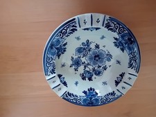 Delfter Porzellan Aschenbecher 18,5 cm Royal Goedewaagen "Blue Delft" Holland