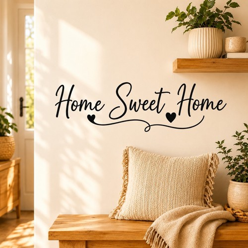 Wandtattoo home sweet - home,