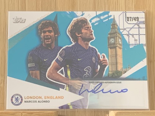 Topps auto marcos - topps, alonso