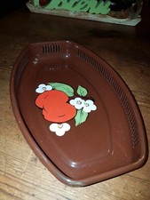 Emaille Schale Brotkorb Korb