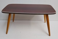 Nierentisch Braun 70er 60er Blumenhocker Vintage Tisch Retro Mid Century Blumen