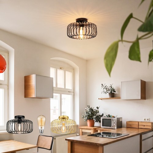 Moderne metalldeckenleuchte - moderne,