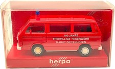 Herpa VW T3 Feuerwehr 100 Jahre FF Markt Dietenhofen H0 1:87 OVP Sondermodell