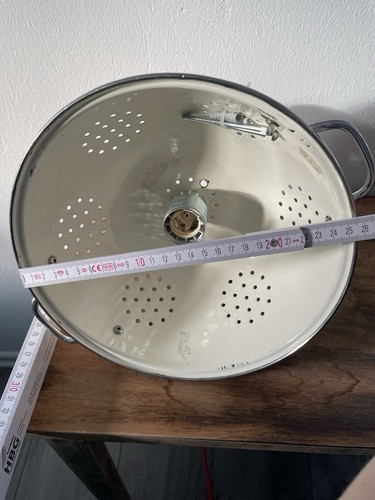 Lampe emaille vintage aus - lampe,