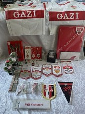 VfB Stuttgart Konvolut Fanartikel,Sammlung, Wimpel, Mini Kit,Aufkleber,K. Trikot
