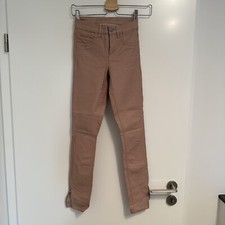 Only Damen Jeans beschichtet Altrosa/ Beige Gr. XS 32