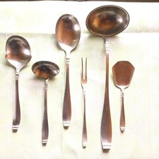Wilkens Martin 508 Art deco Vorlegebesteck 6 Teile versilbert 90 (1)
