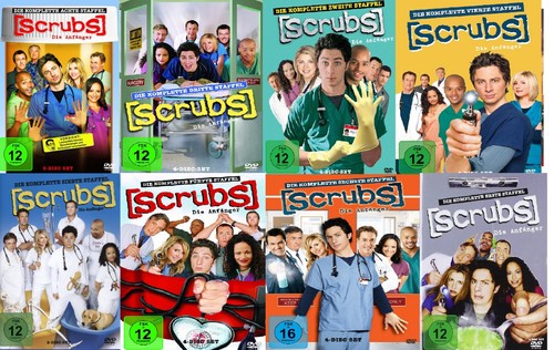 Scrubs staffel paket - scrubs, 1-8