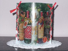 Deko Windlicht Flaschen Winter