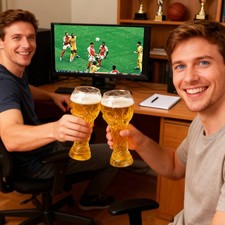 Bierglas Fußball Form