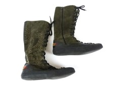 Replay Damenschuhe Sneaker olive Gr. 39 Stiefel Cord Textil RP-557 (16097)