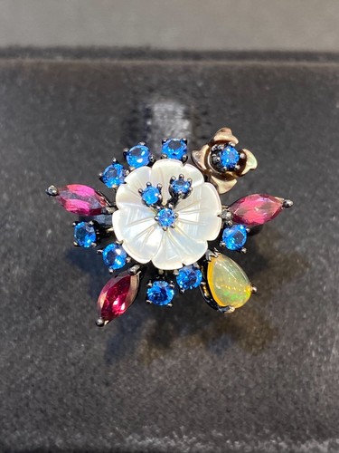 Natur feueropal rhodolith - feueropal,
