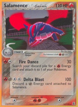 Pokémon salamence delta - salamence, δ