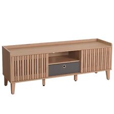 B-Ware TV-Rack MCW-M48, Holz 56x150x40cm, beige, Schublade grau