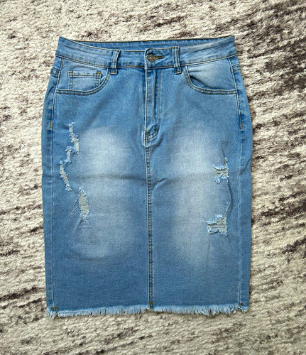 Damen jeansrock denim - jeansrock,
