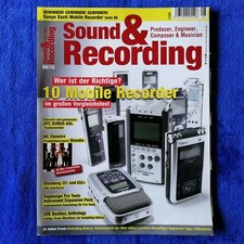 Sound & Recording 08-2010, Blondie, Atari 2600, Digidesign Pro Tools, ATC SCM25