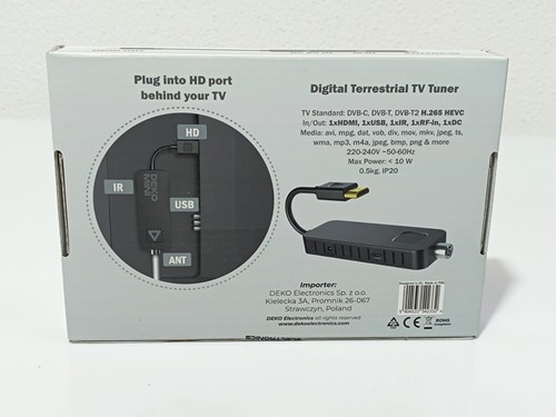 Deko mini dvb - dvb-t2, h.265