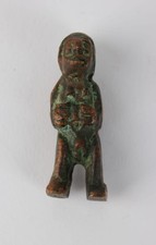 Frau Inka Bronzefigur Präkolumbianisch Replikat